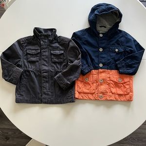 Boys 4T lightweight jacket bundle